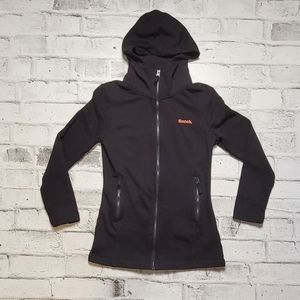 Womens Bench Cotton Polyester Blend. Black Zip Up Hoodie